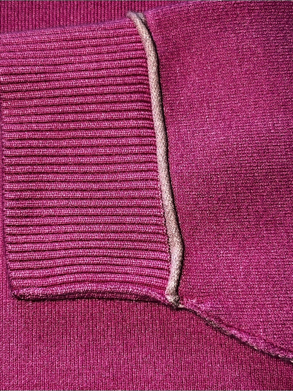 Pilcro Anthropologie Oaklyn Cozy Crew-Neck Sweatshirt Pink Cropped Oversized M - Picture 8 of 8
